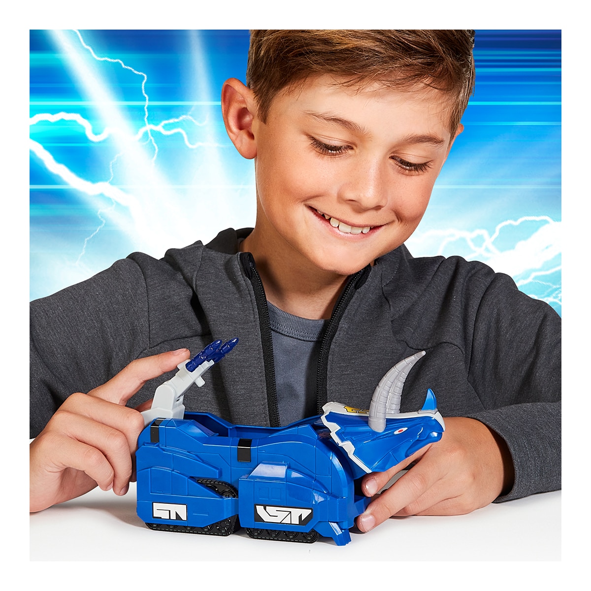 Vehículos Power Ranger Dinozords combinable 3 modelos surtidos Bizak 5