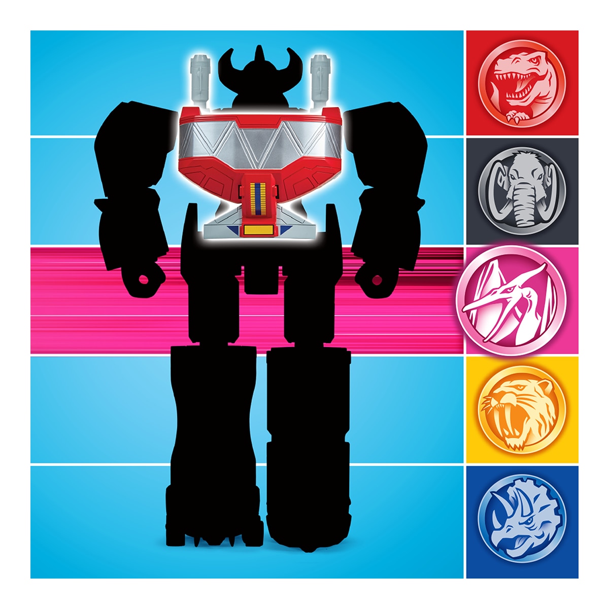 Vehículos Power Ranger Dinozords combinable 3 modelos surtidos Bizak 15