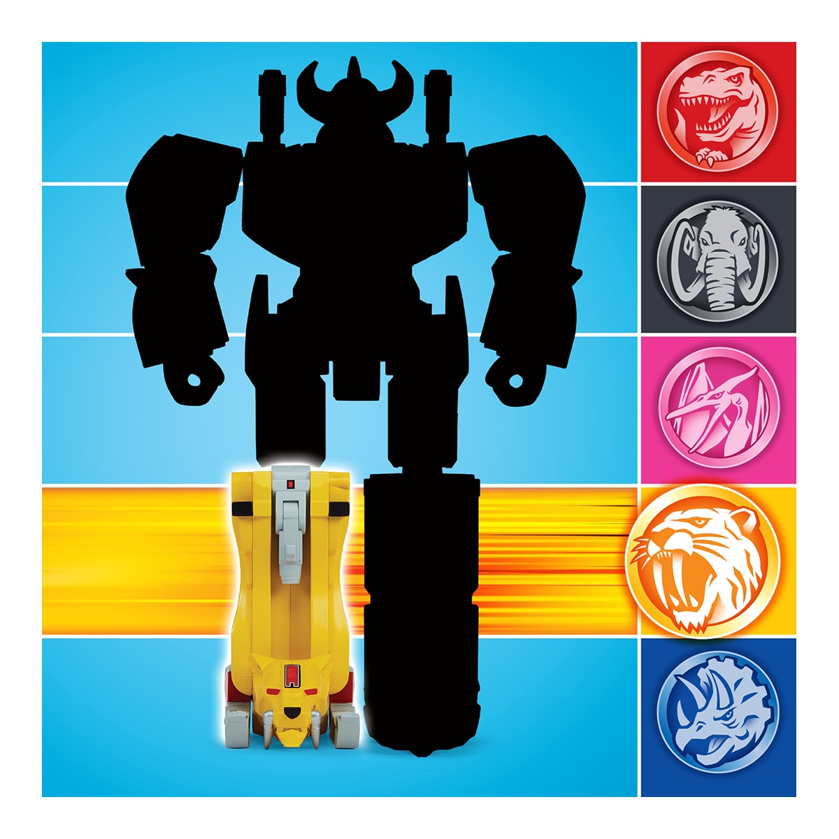 Vehículos Power Ranger Dinozords combinable 3 modelos surtidos Bizak 22