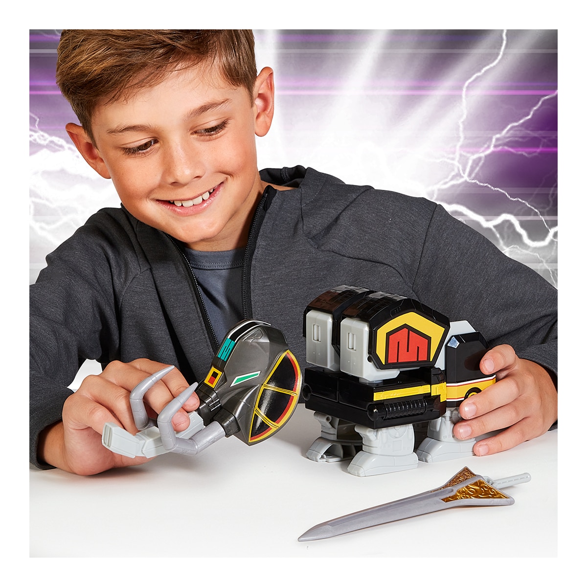 Vehículos Power Rangers Dinozords deluxe 2 modelos surtidos Bizak 5