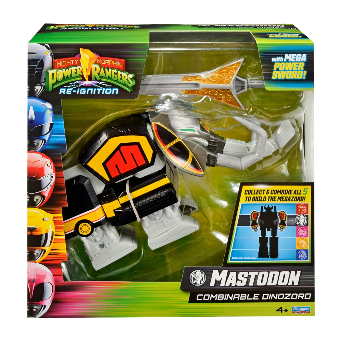 Vehículos Power Rangers Dinozords deluxe 2 modelos surtidos Bizak 8