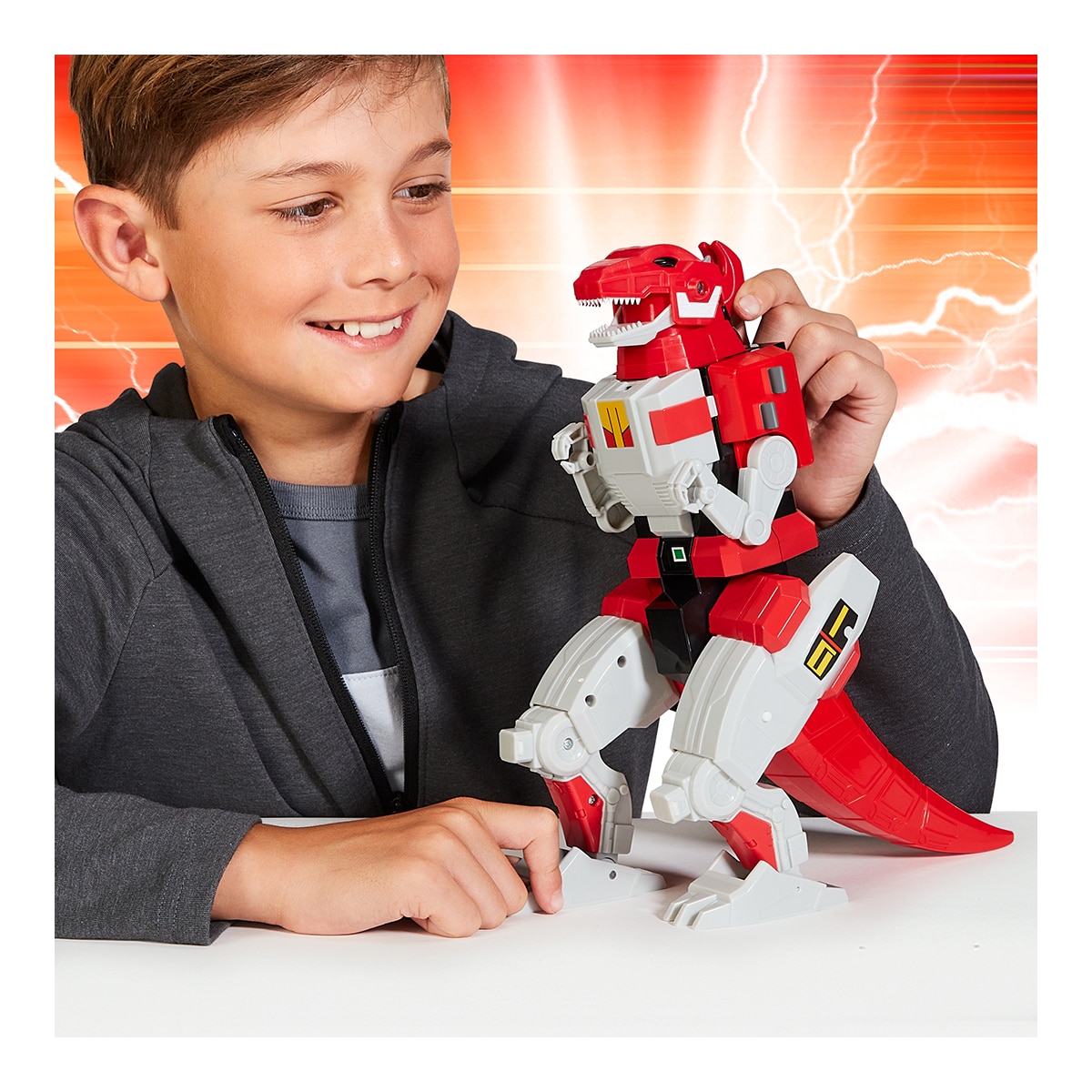 Vehículos Power Rangers Dinozords deluxe 2 modelos surtidos Bizak 13