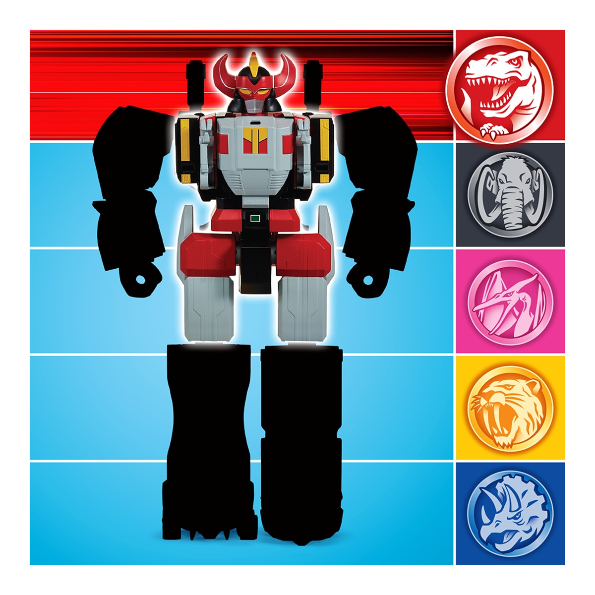 Vehículos Power Rangers Dinozords deluxe 2 modelos surtidos Bizak 15