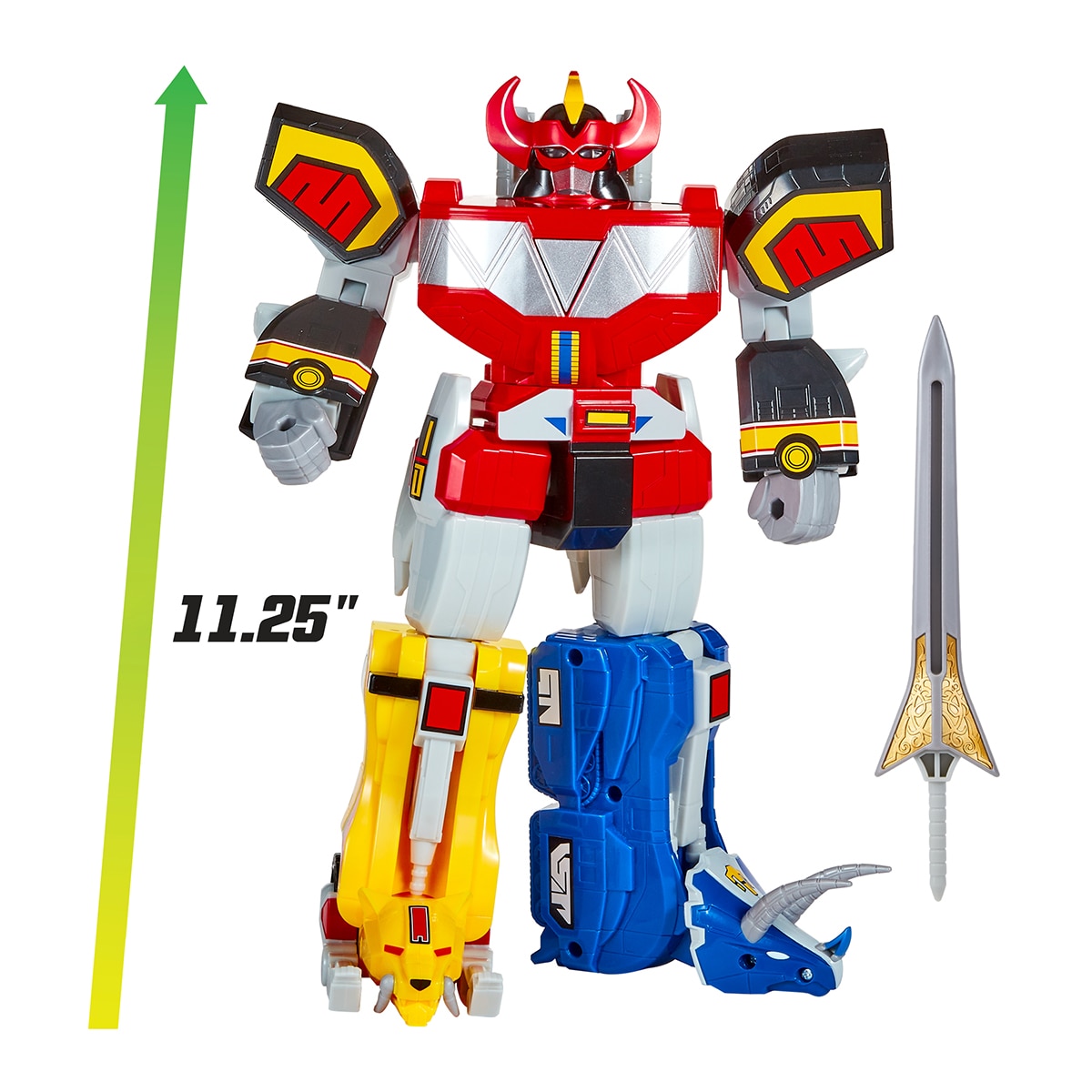 Vehículo Power Rangers Ultimate Megazord Electrónico con luces y sonidos Bizak 3