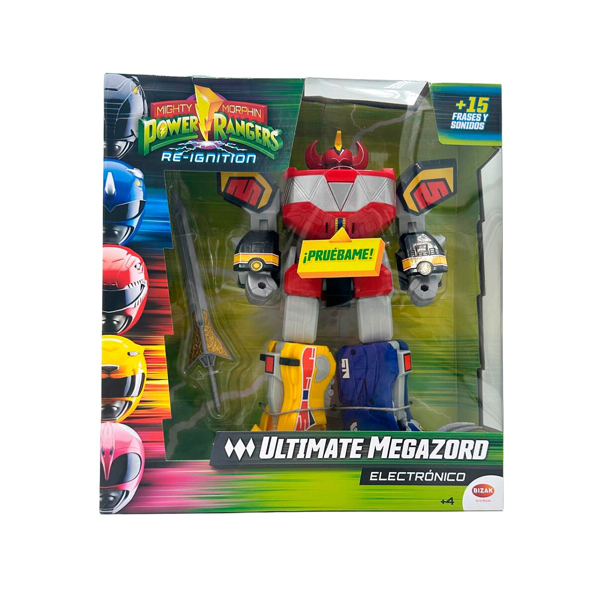 Vehículo Power Rangers Ultimate Megazord Electrónico con luces y sonidos Bizak 6