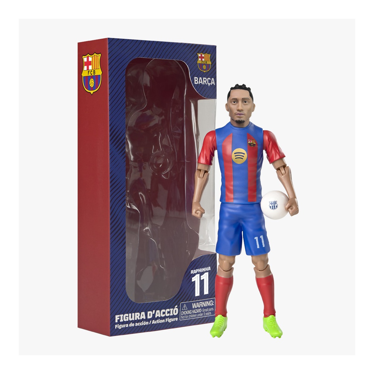 Figura de Acción Socker Raphinha Barcelona Zipantrade 3