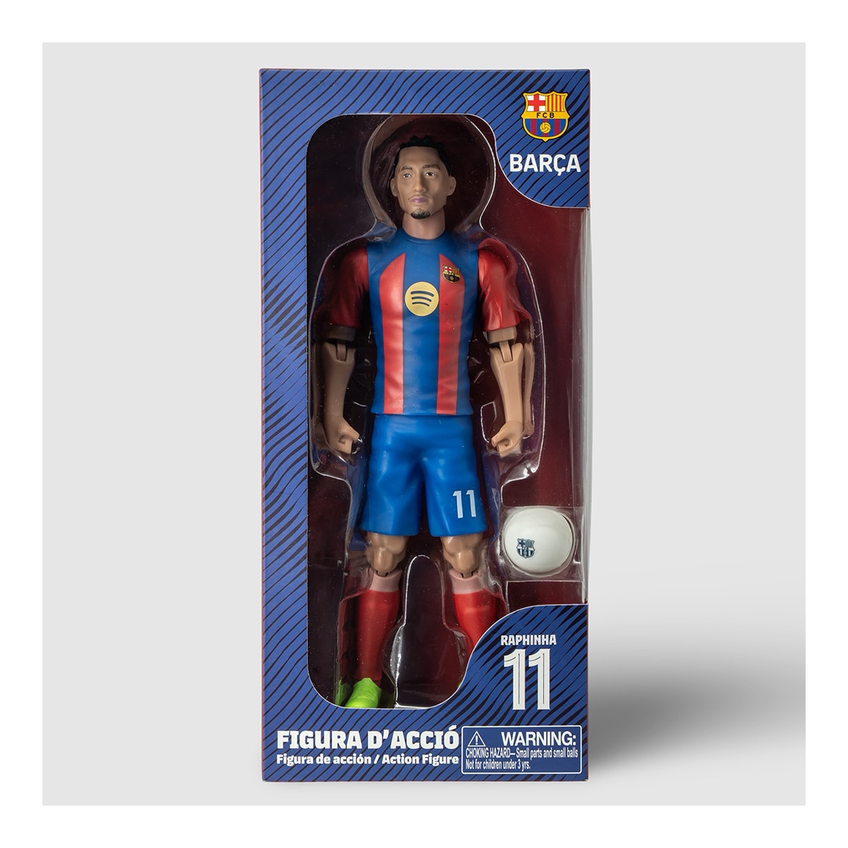 Figura de Acción Socker Raphinha Barcelona Zipantrade 8
