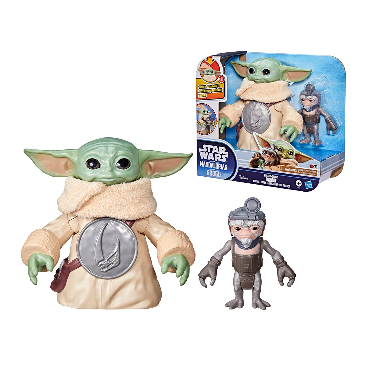Figura de acción Star Wars Grogu abrazador Hasbro 1