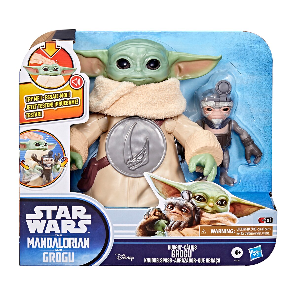 Figura de acción Star Wars Grogu abrazador Hasbro 2