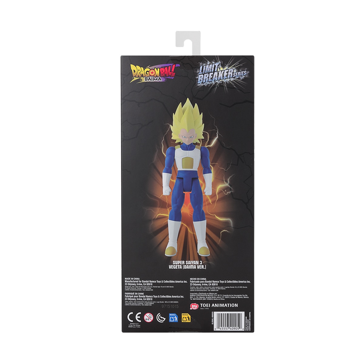 Figura de Acción Limit Breaker Ss3 Vegeta Daima Dragon Ball Bandai 3