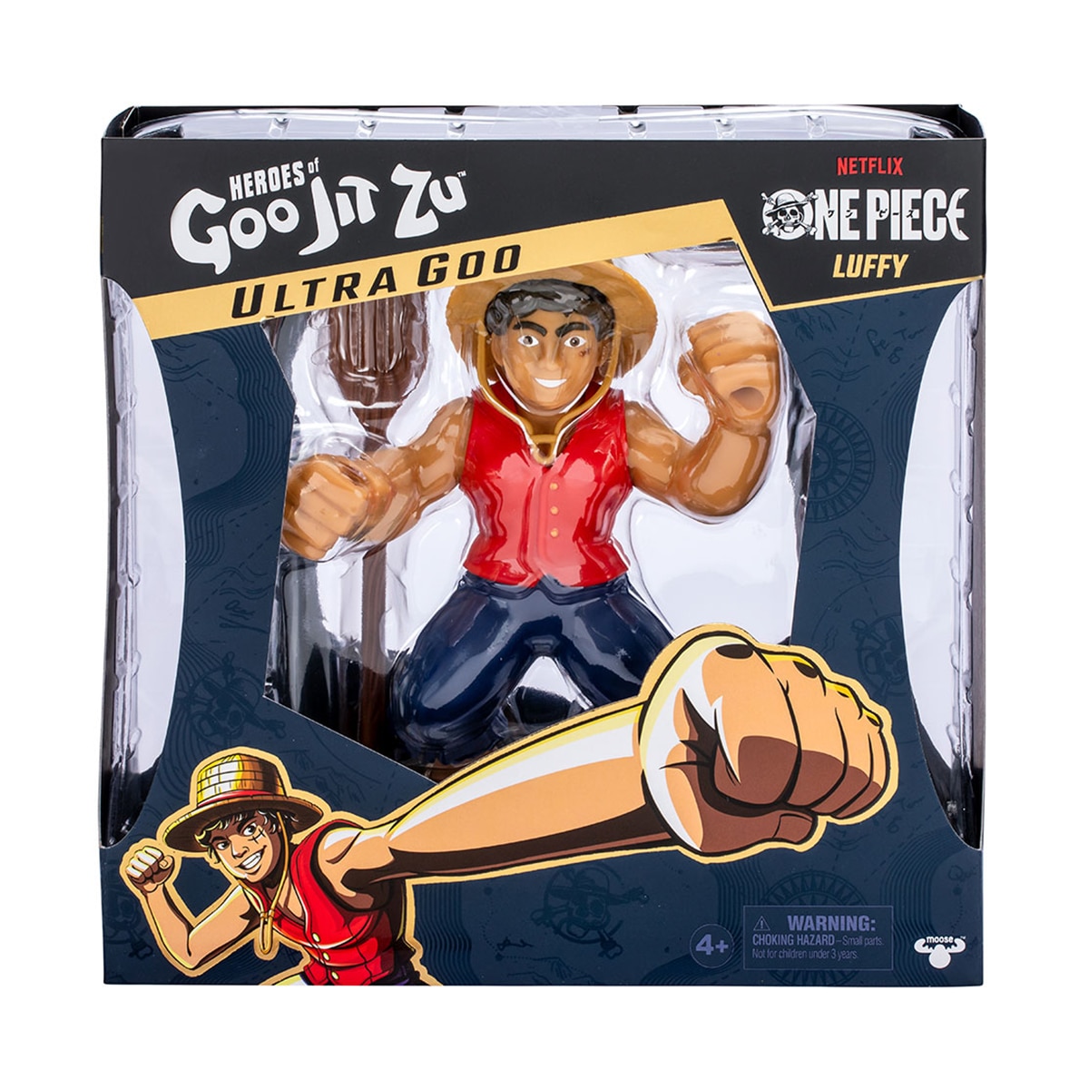 Figuras de Acción Goo Jit Zu Super Figura Luffy One Piece Bandai 2