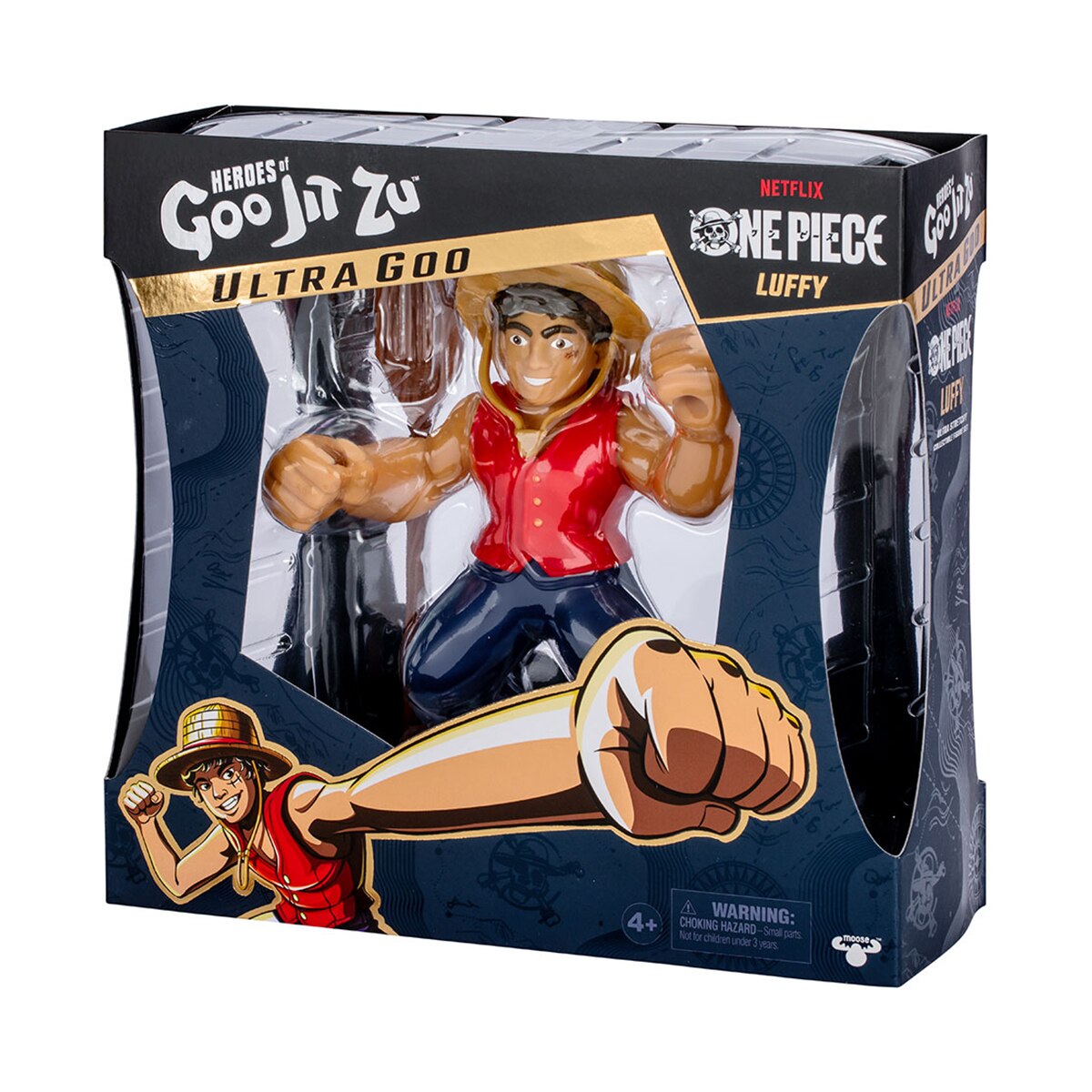 Figuras de Acción Goo Jit Zu Super Figura Luffy One Piece Bandai 3