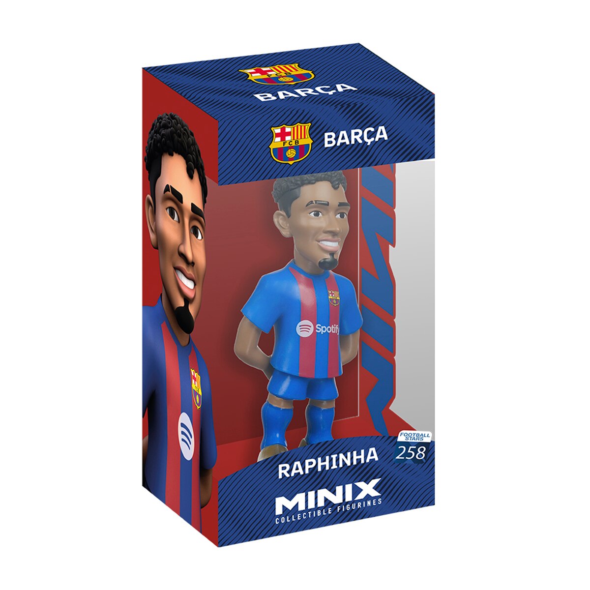 Figura Minix Raphinha 12Cm Futbol Club Barcelona Bandai 4