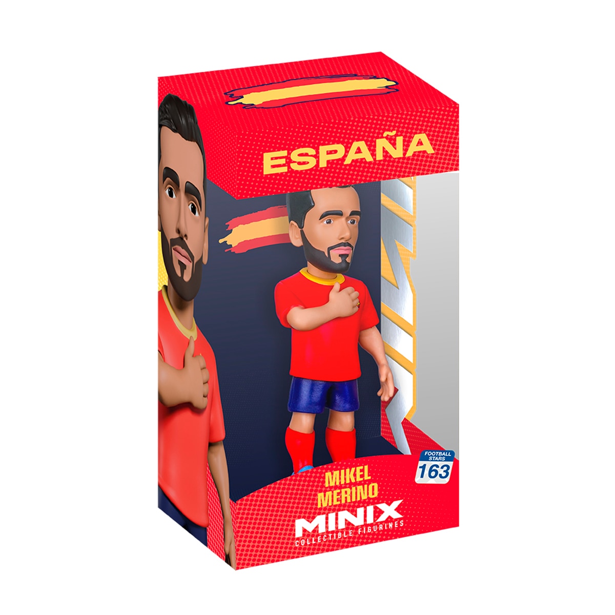 Figura Minix 12 cm de Mikel Merino Edición limitada Selección Española Bandai 4