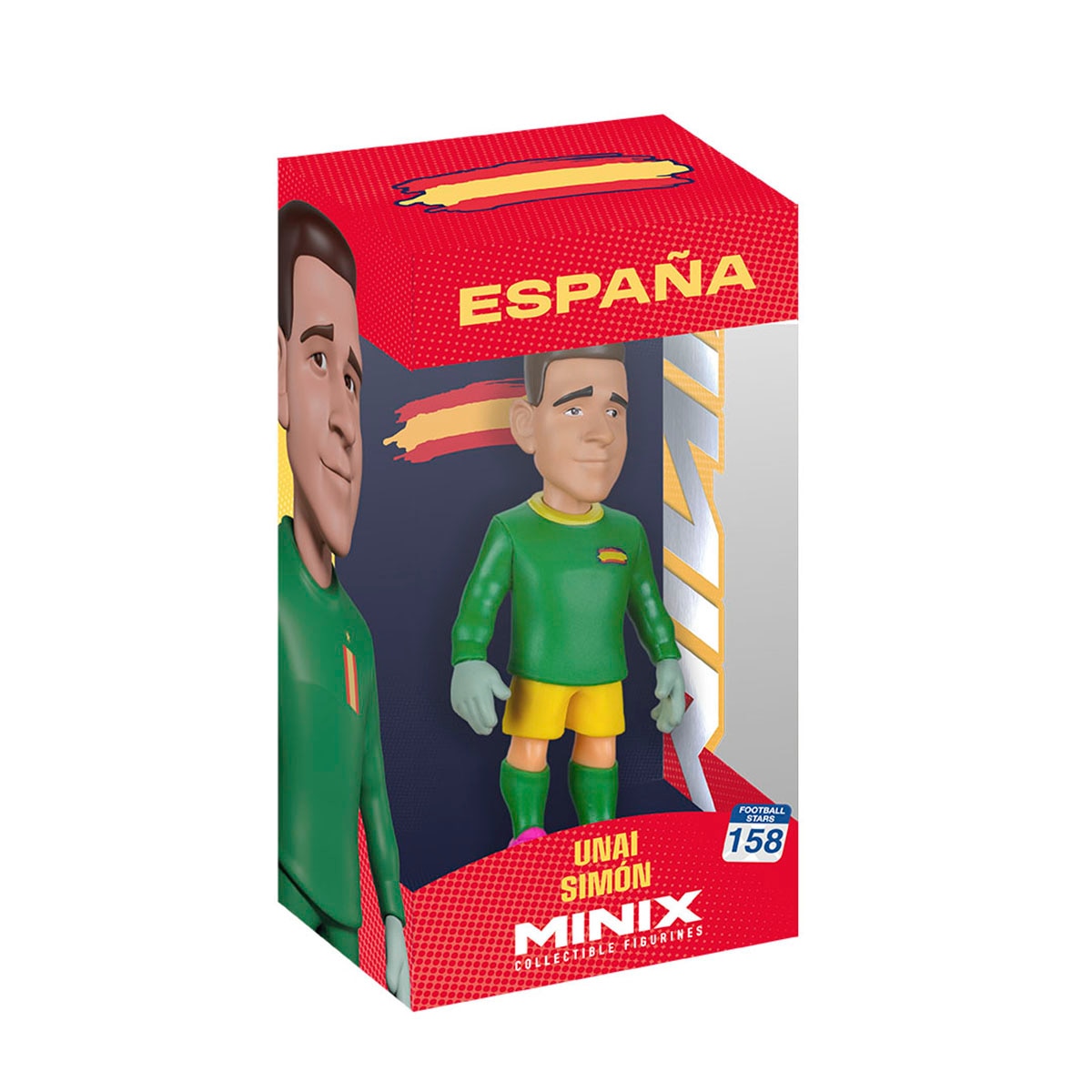 Figura Minix 12 cm de Unai Simón Edición limitada Selección Española Bandai 3