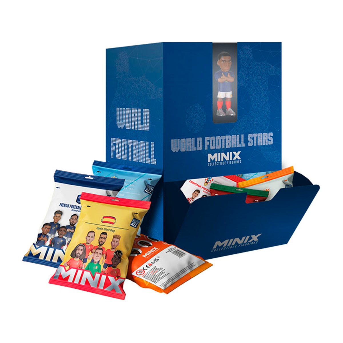 Imagen 0 de Figura Minix sorpresa de 7 cm Edición limitada Mundial Fútbol 2026 Bandai