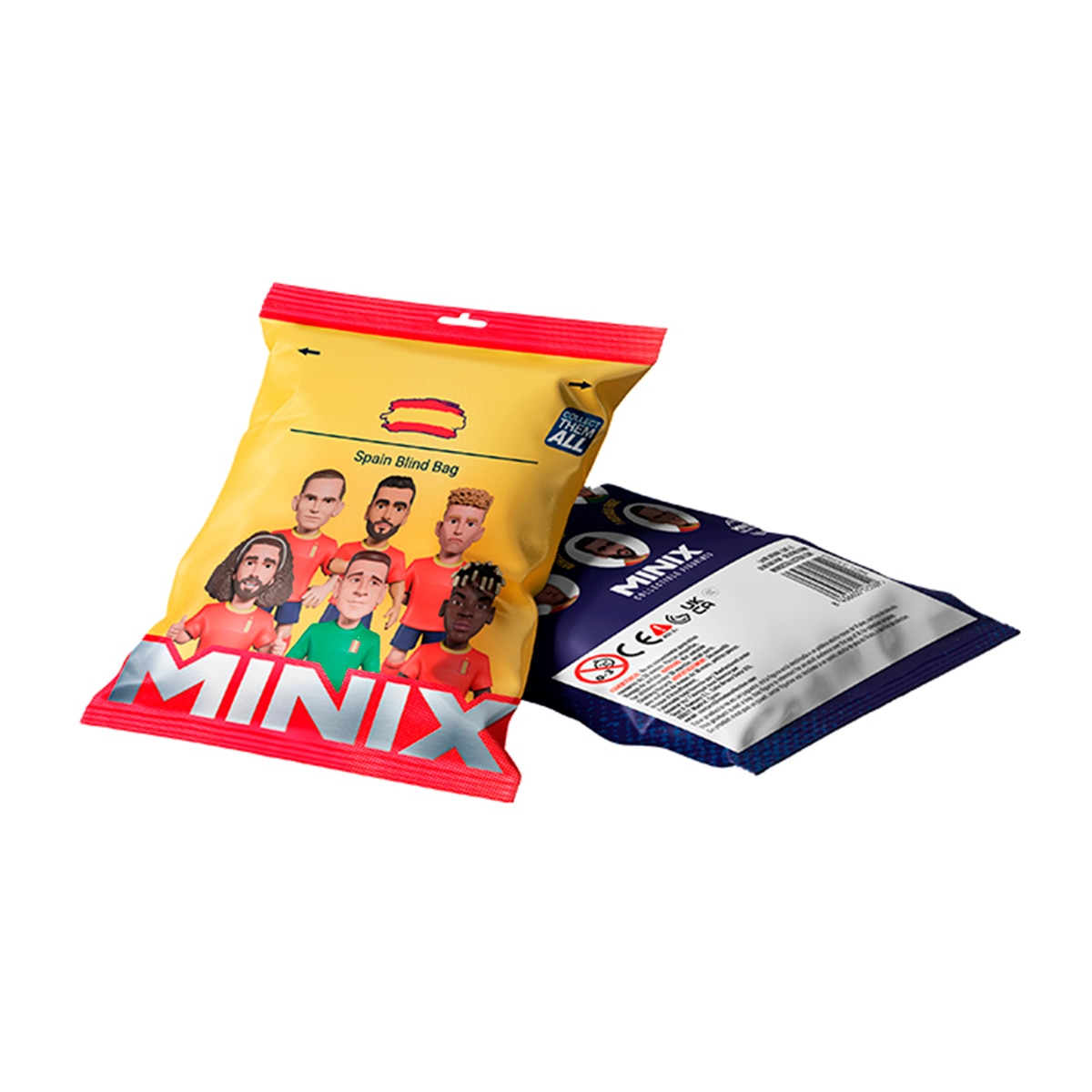 Figura Minix sorpresa de 7 cm Edición limitada Mundial Fútbol 2026 Bandai 2