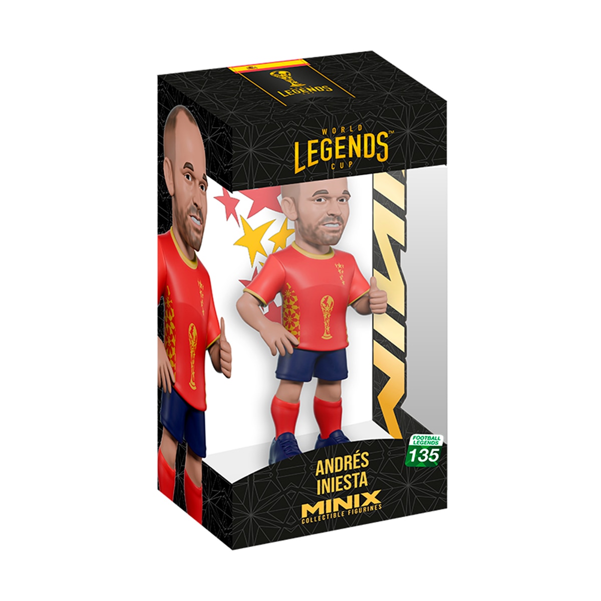 Figura Minix 12 cm de Iniesta Edición limitada leyendas Bandai 2