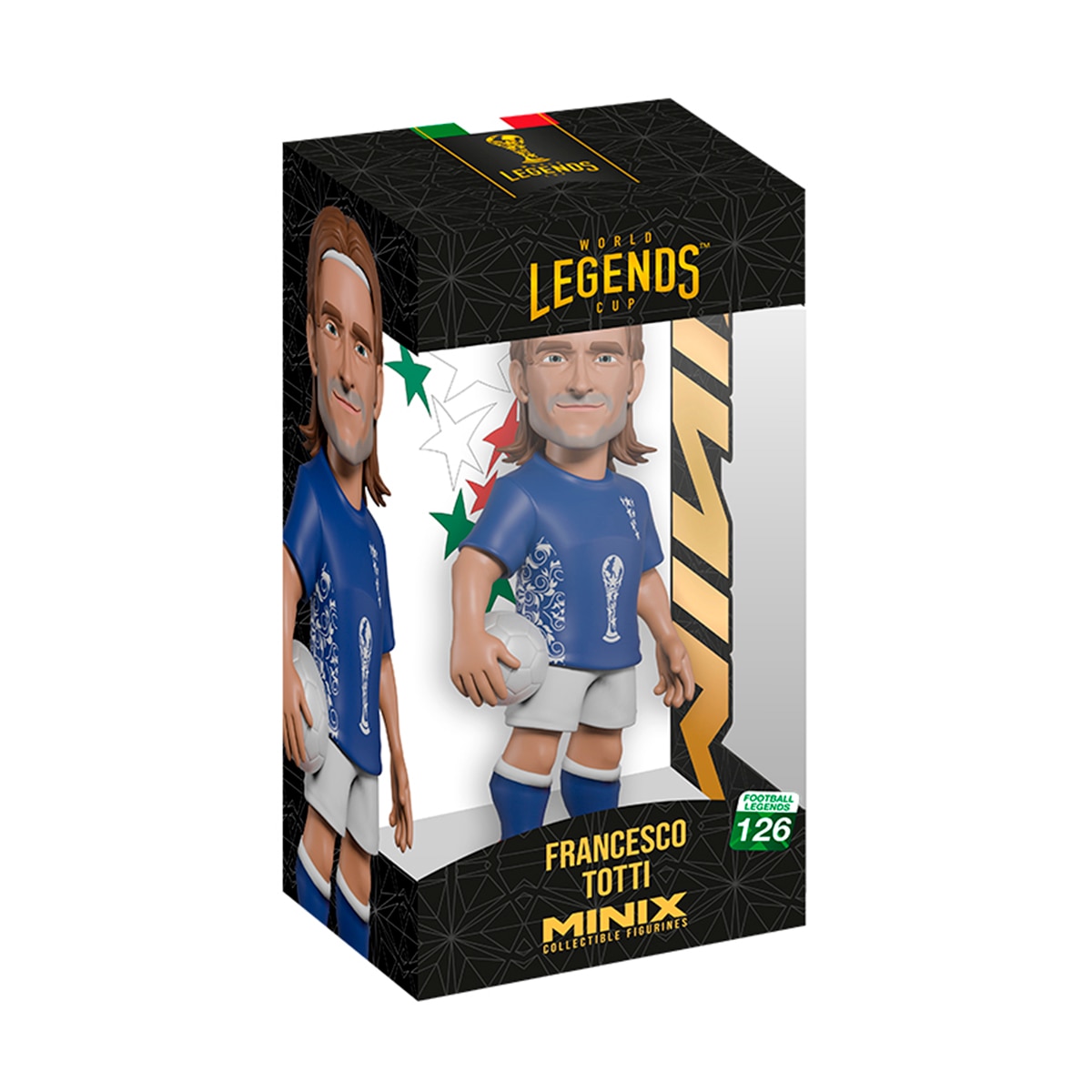 Figura Minix 12 cm Jugadores del mundial de leyendas internacional Bandai modelos surtidos 15