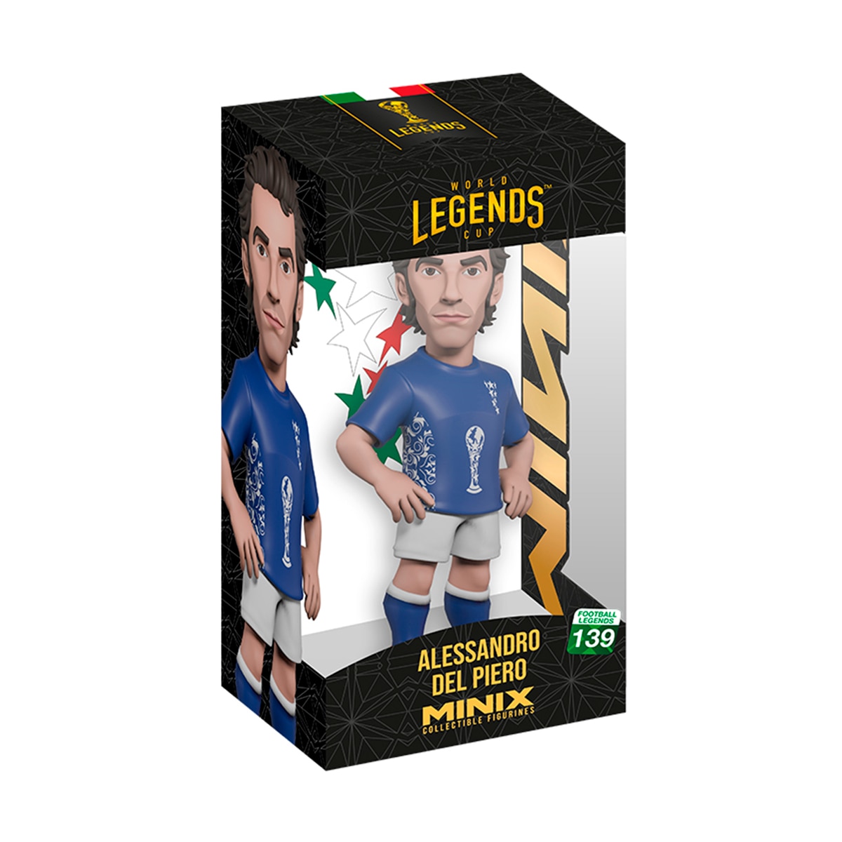 Figura Minix 12 cm Jugadores del mundial de leyendas internacional Bandai modelos surtidos 17