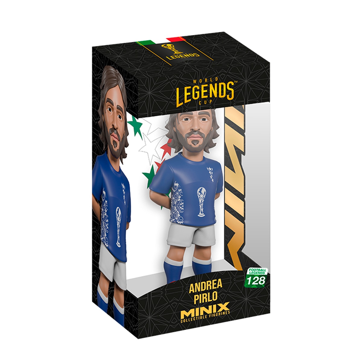 Figura Minix 12 cm Jugadores del mundial de leyendas internacional Bandai modelos surtidos 29