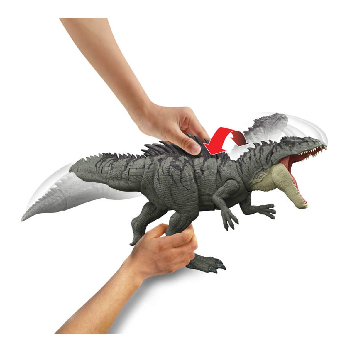 Figura Dinosaurio Mordisco Colosal Giganotosaurus Jurassic World Mattel 3