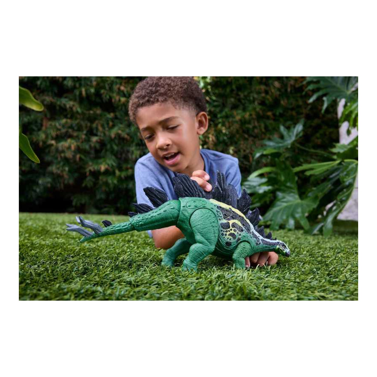 Figura Dinosaurio Grandes Embestidas Estegosaurio Jurassic World Mattel 2