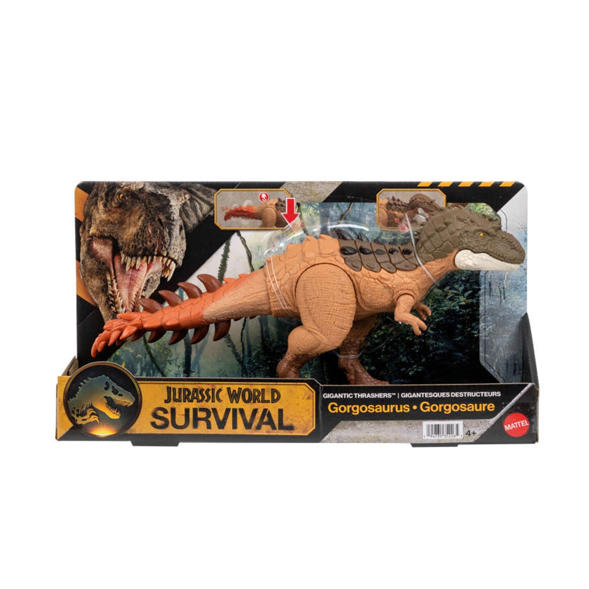 Figura Dinosaurio Grandes Embestidas Gorgosaurio Jurassic World Mattel 6