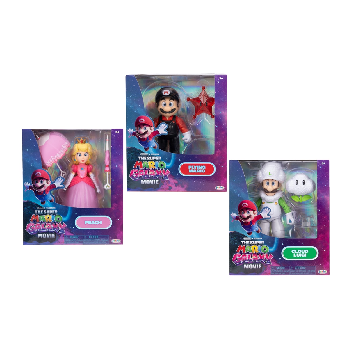 Imagem 0 de Figura Premium de 13 cm Série 2 com acessório The Super Mario Galaxy Movie da Jakks – Envio de modelo Aleatório