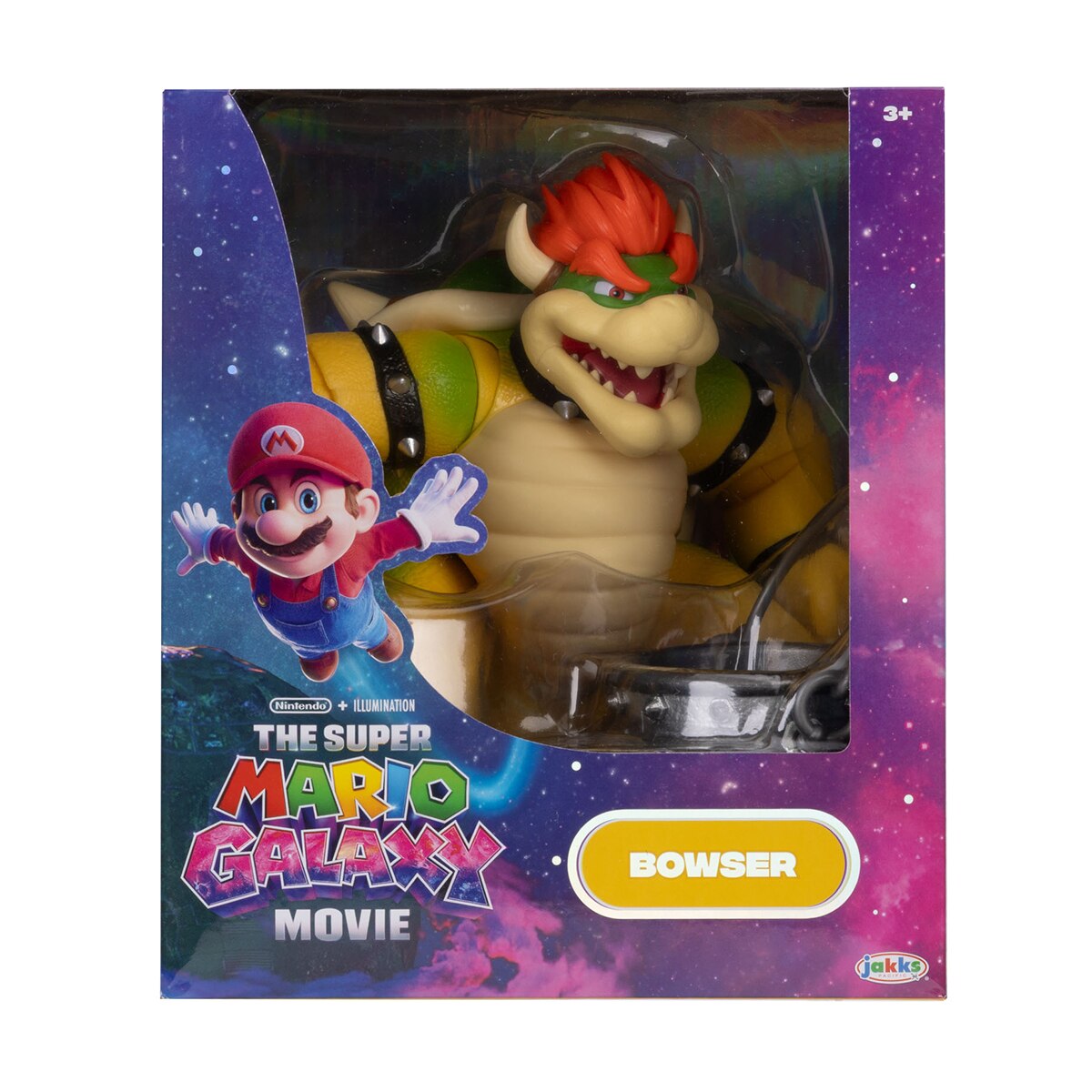 Figura Premium do Bowser 13 cm – O Filme Super Mario Galaxy Jakks 2