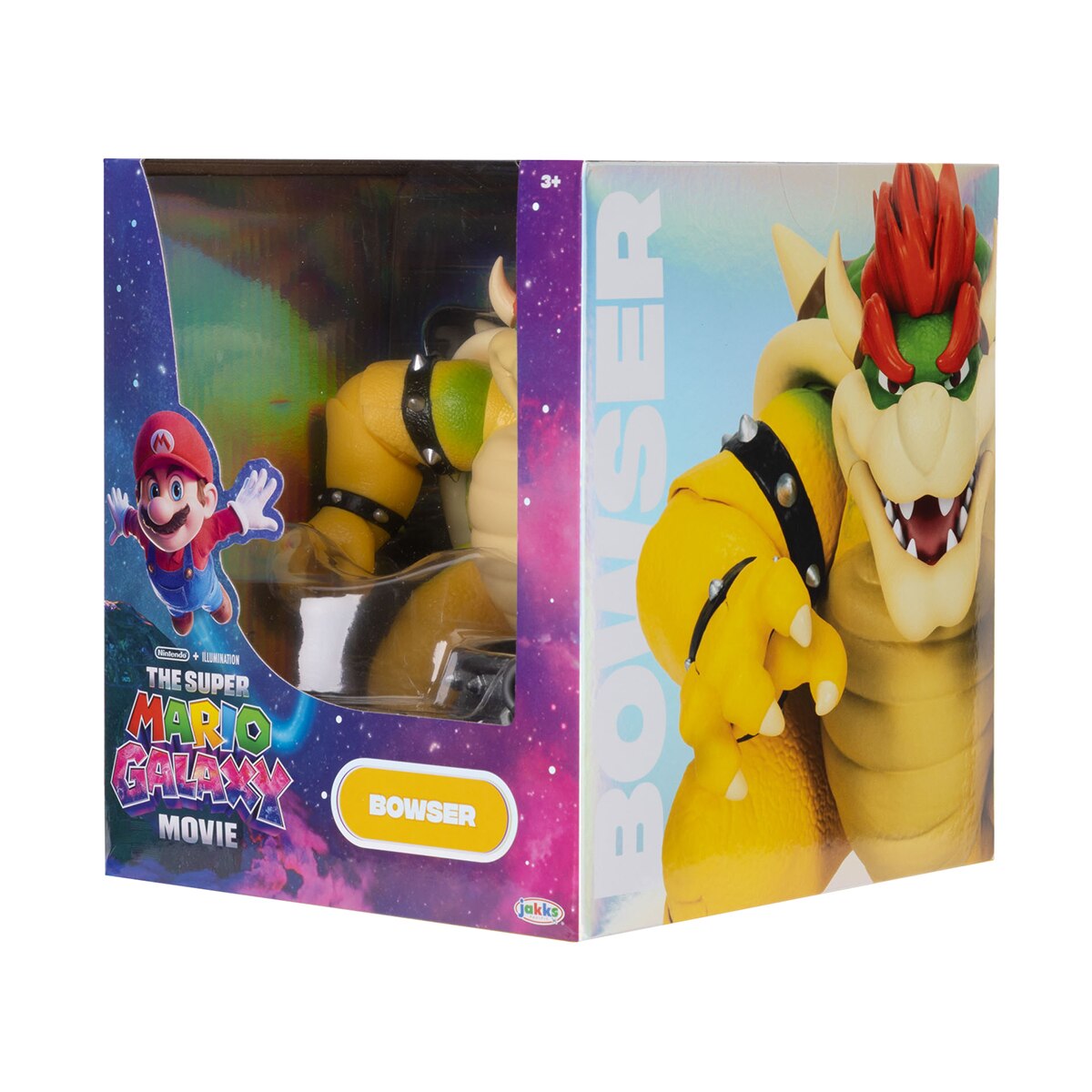 Figura Premium do Bowser 13 cm – O Filme Super Mario Galaxy Jakks 3