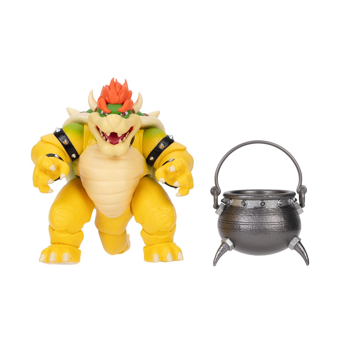 Figura Premium do Bowser 13 cm – O Filme Super Mario Galaxy Jakks 4
