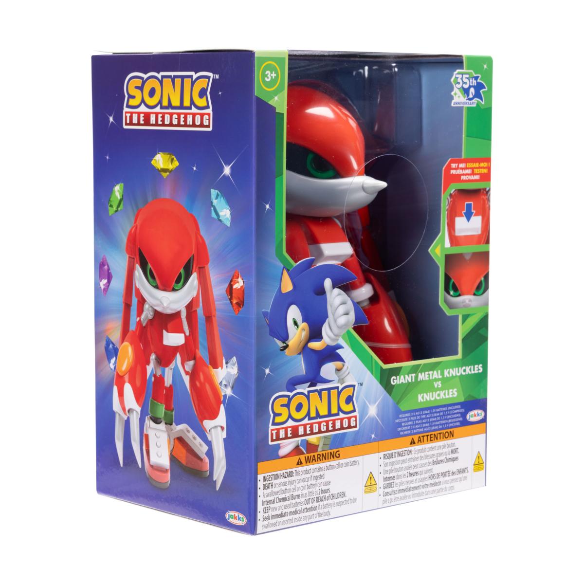 Figura Feature Metal Knuckles con Knuckles Sonic The Hedgehog Jakks 4