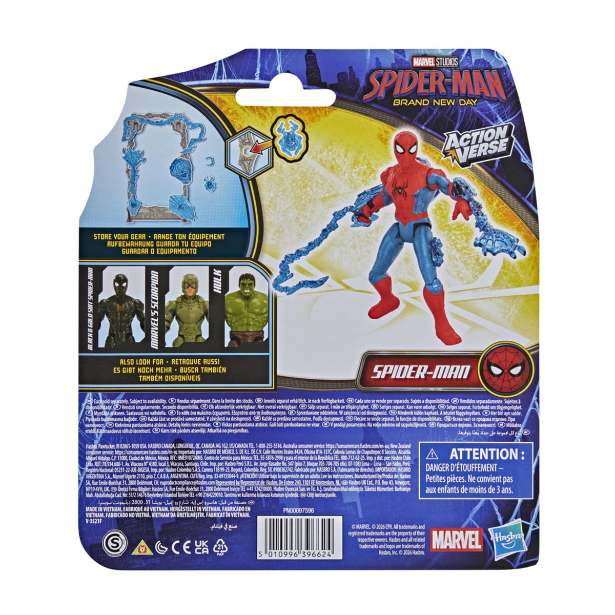 Figuras de acción y accesorios BOM Surtido Spider-Man Hasbro modelos surtidos 6