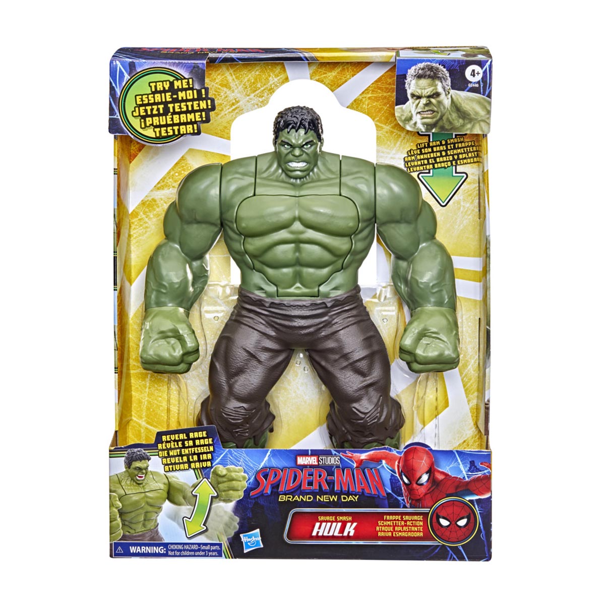 Figuras de acción y accesorios Hulk Ataque aplastante Spider-Man Hasbro 2