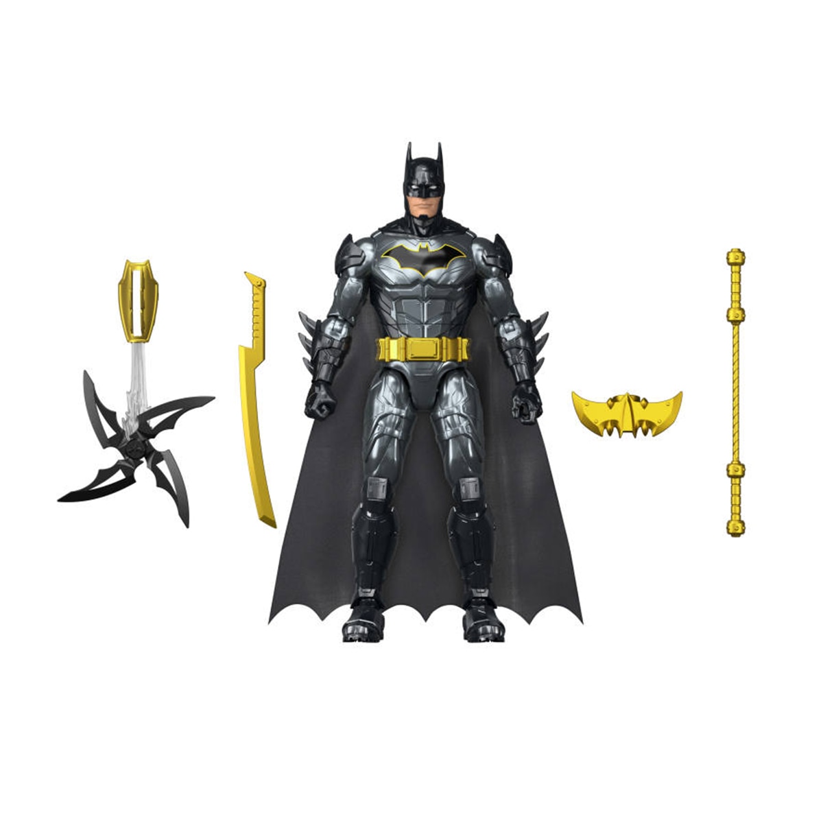 Imagen 5 de Figura de 30 cm con luces, sonidos DC Batman Justiciero DC COMICS Mattel