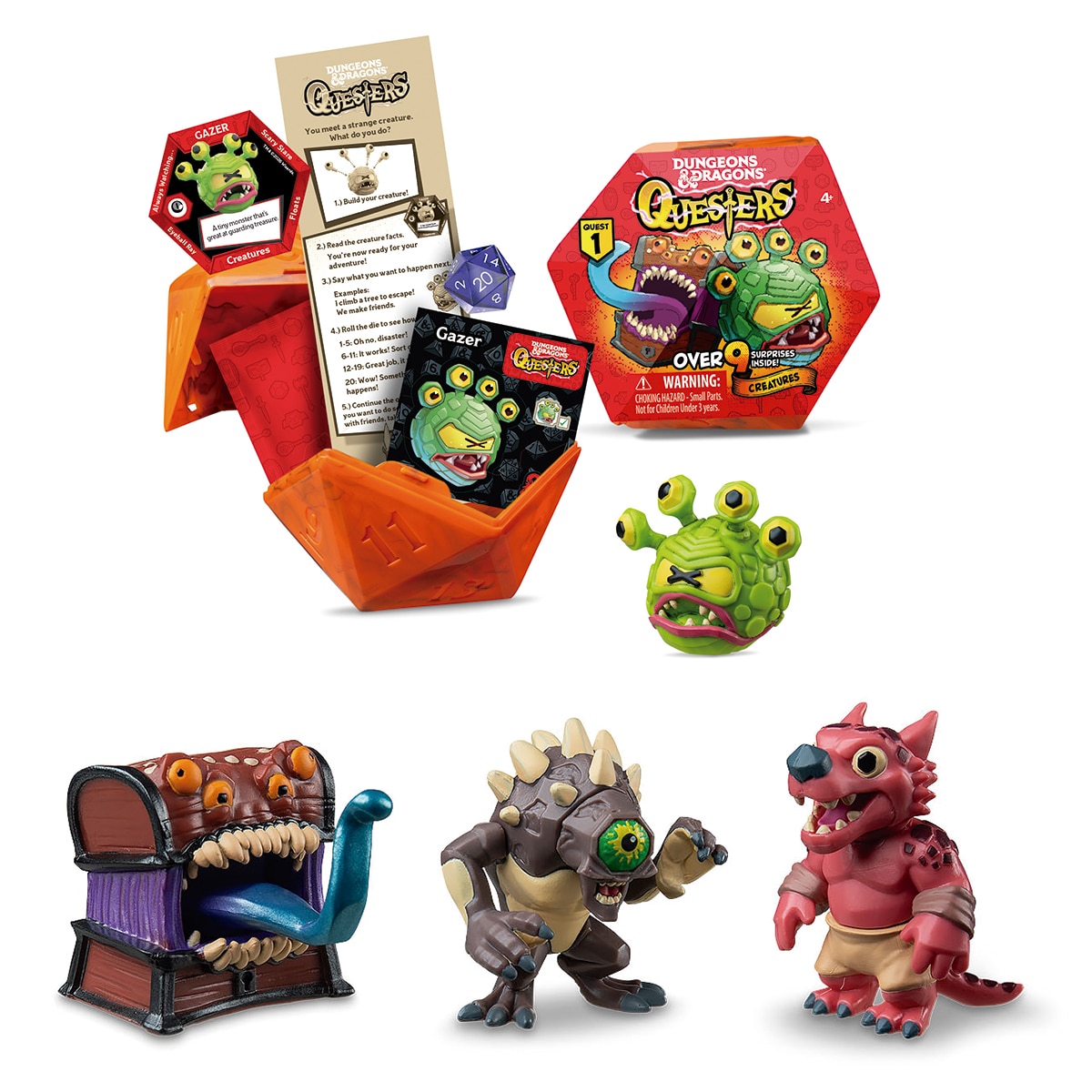 Figura Dungeons & Dragons criaturas cápsula sorpresa con accesorios Dragones y Mazmorras Bizak modelos surtidos 1