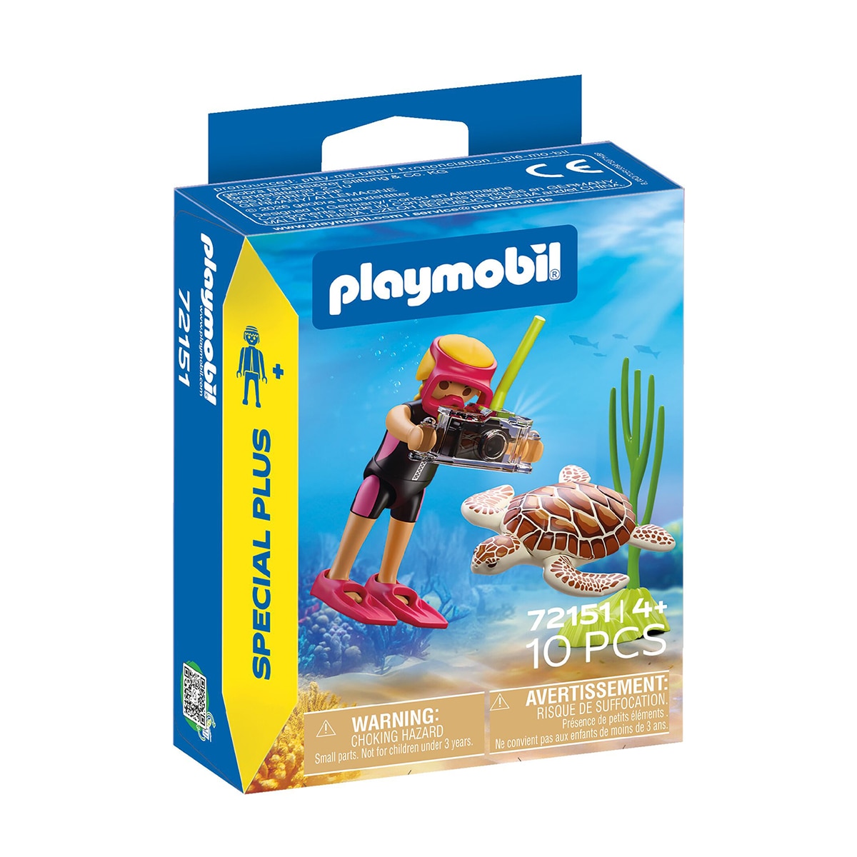 Playmobil - Buceadora con tortuga Playmobil Special Plus.
