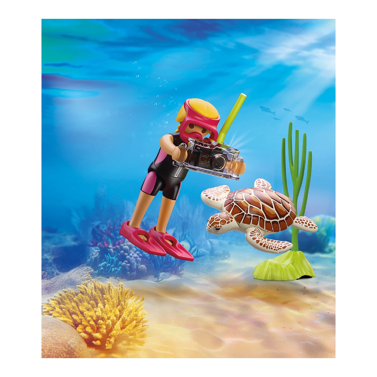 Imagen 3 de Buceadora con tortuga Playmobil Special Plus