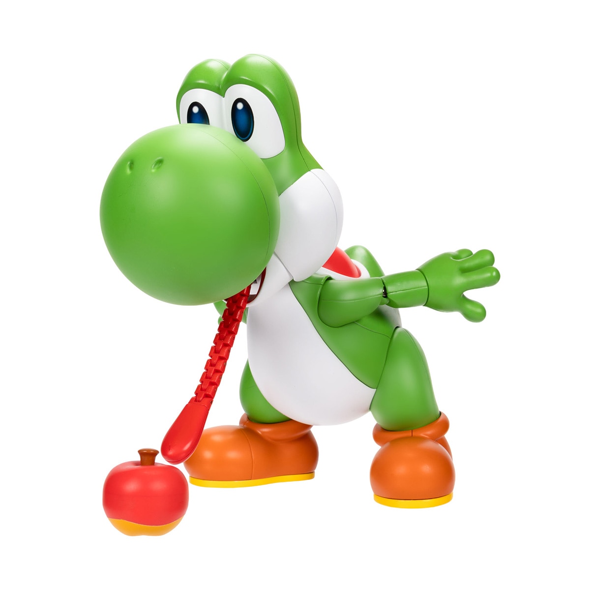 Figura Interactiva Yoshi con manzana incluída Super Mario Jakks Pacific Nintendo 3
