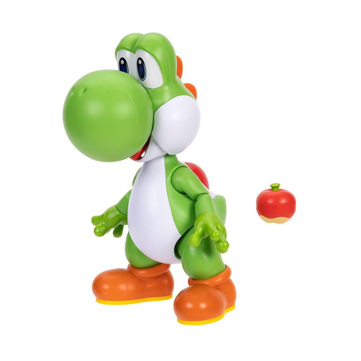Figura Interactiva Yoshi con manzana incluída Super Mario Jakks Pacific Nintendo 5
