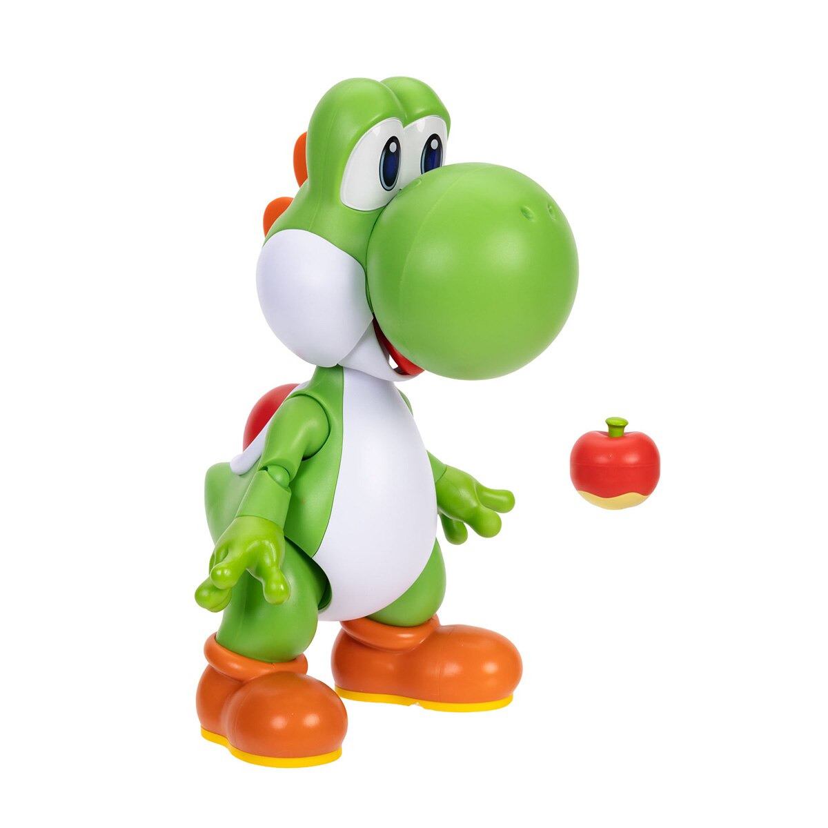 Figura Interactiva Yoshi con manzana incluída Super Mario Jakks Pacific Nintendo 6