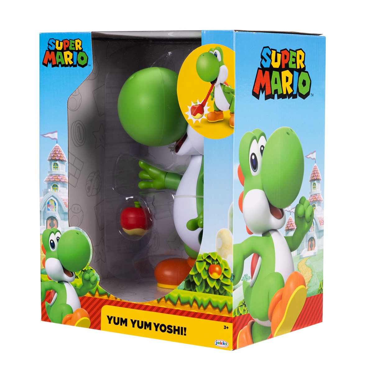Figura Interactiva Yoshi con manzana incluída Super Mario Jakks Pacific Nintendo 9