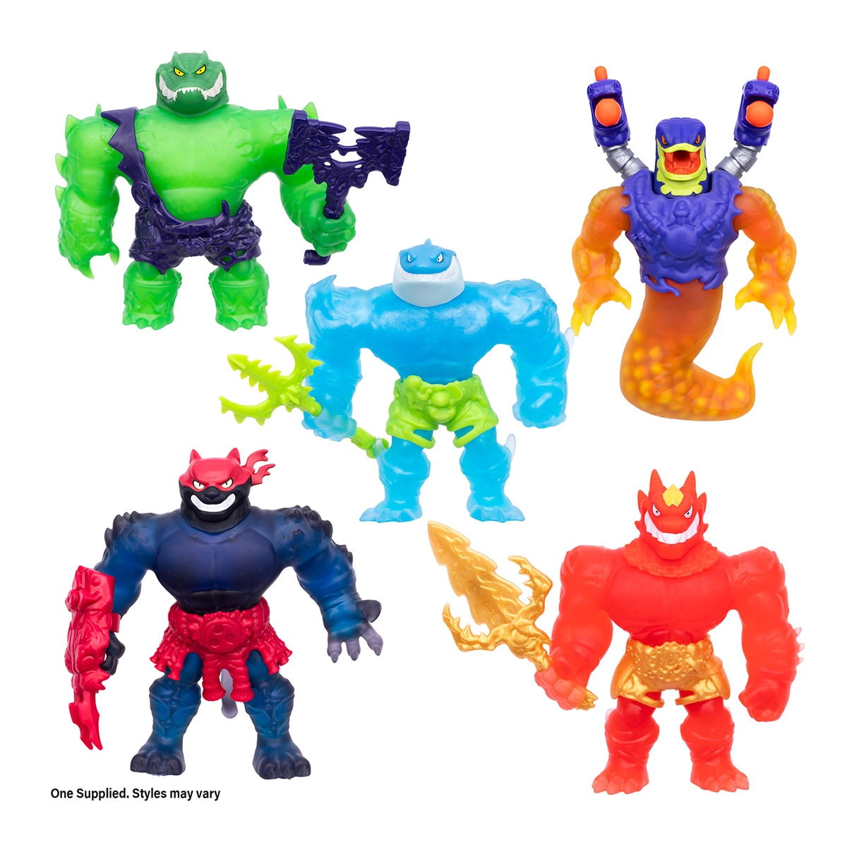 Imagen 1 de Figura estirables Goo Power Herogoo Jit Zu Bandai modelos surtidos