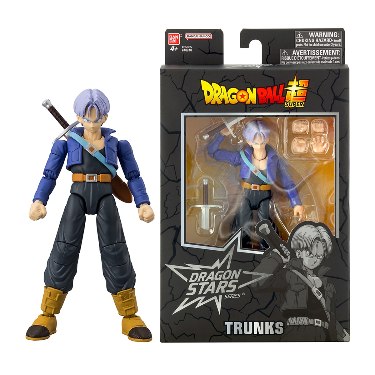 Imagem 0 de Figura Articulada Trunks Do Futuro Dragon Stars Dragon Ball Bandai