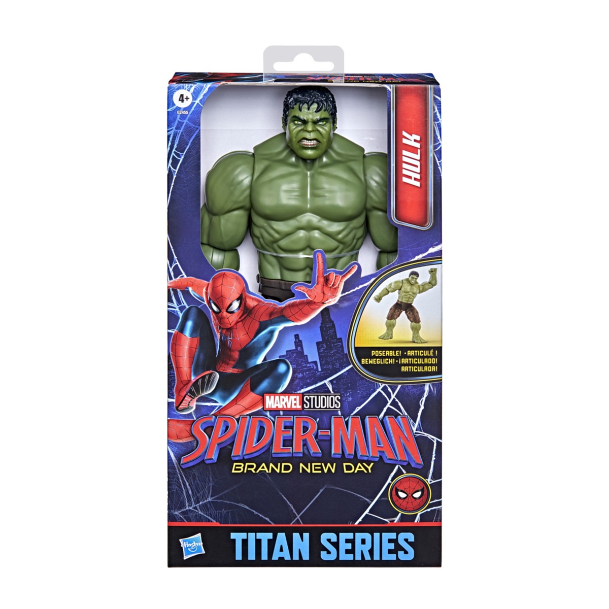 Figura Spider-Man BND Titan Hulk Hasbro 2