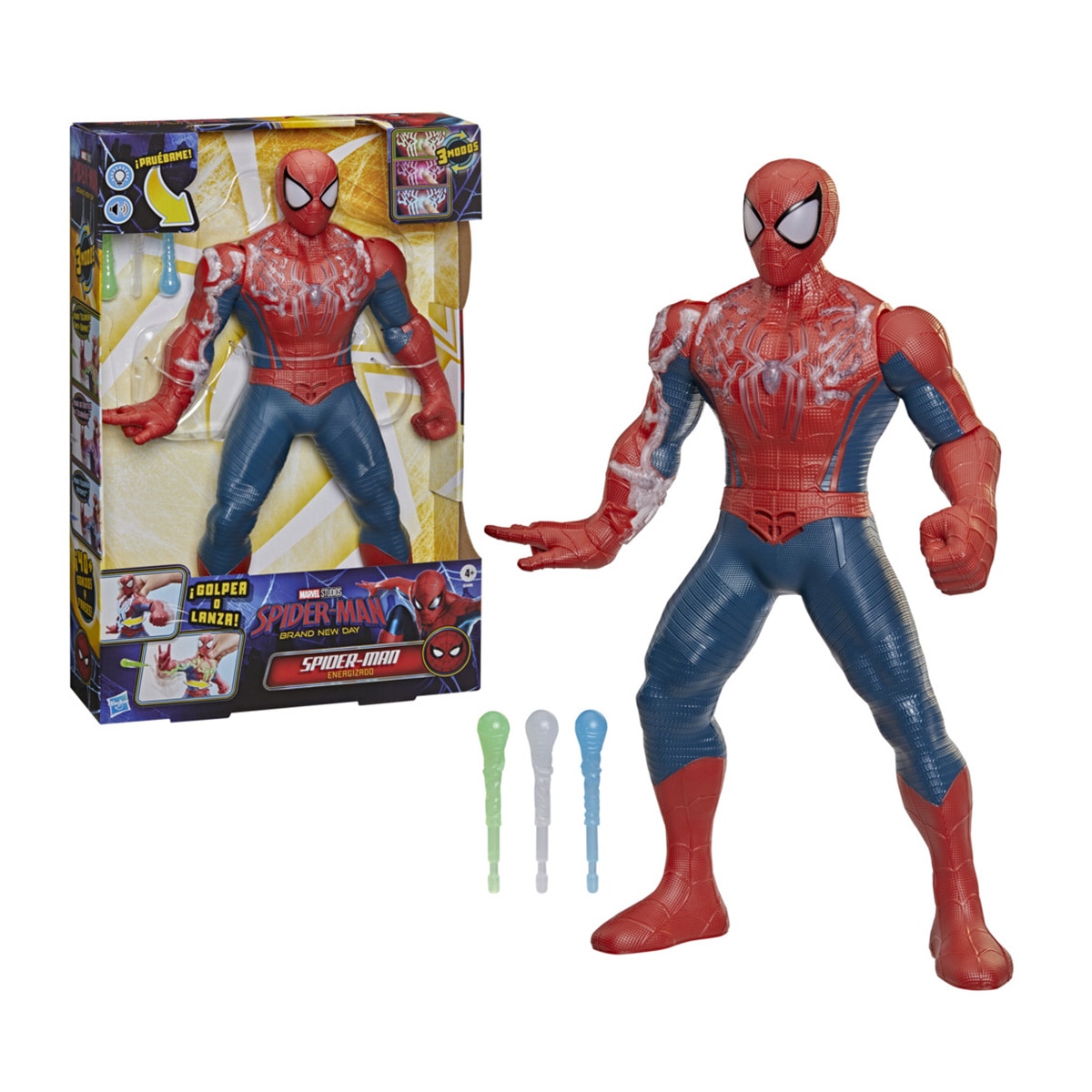 Imagen 0 de Figura Spider-Man Energizado Hasbro