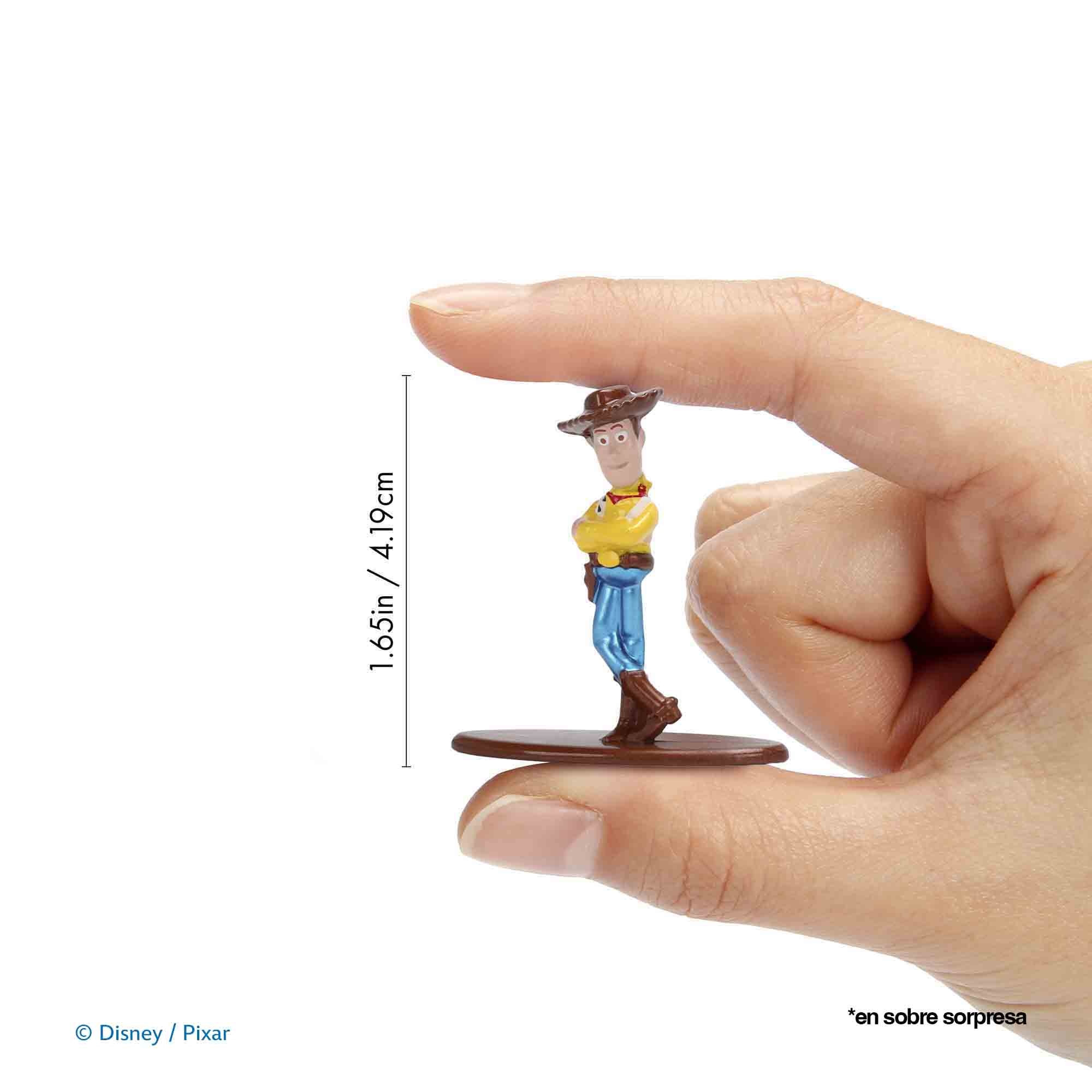 Sobres con figura de 4cm metal de Toy Story. Sobre sorpresa nano figura Toy Story W1 Toy Story Jada Toys 13 modelos surtidos + 2 exclusivos 3