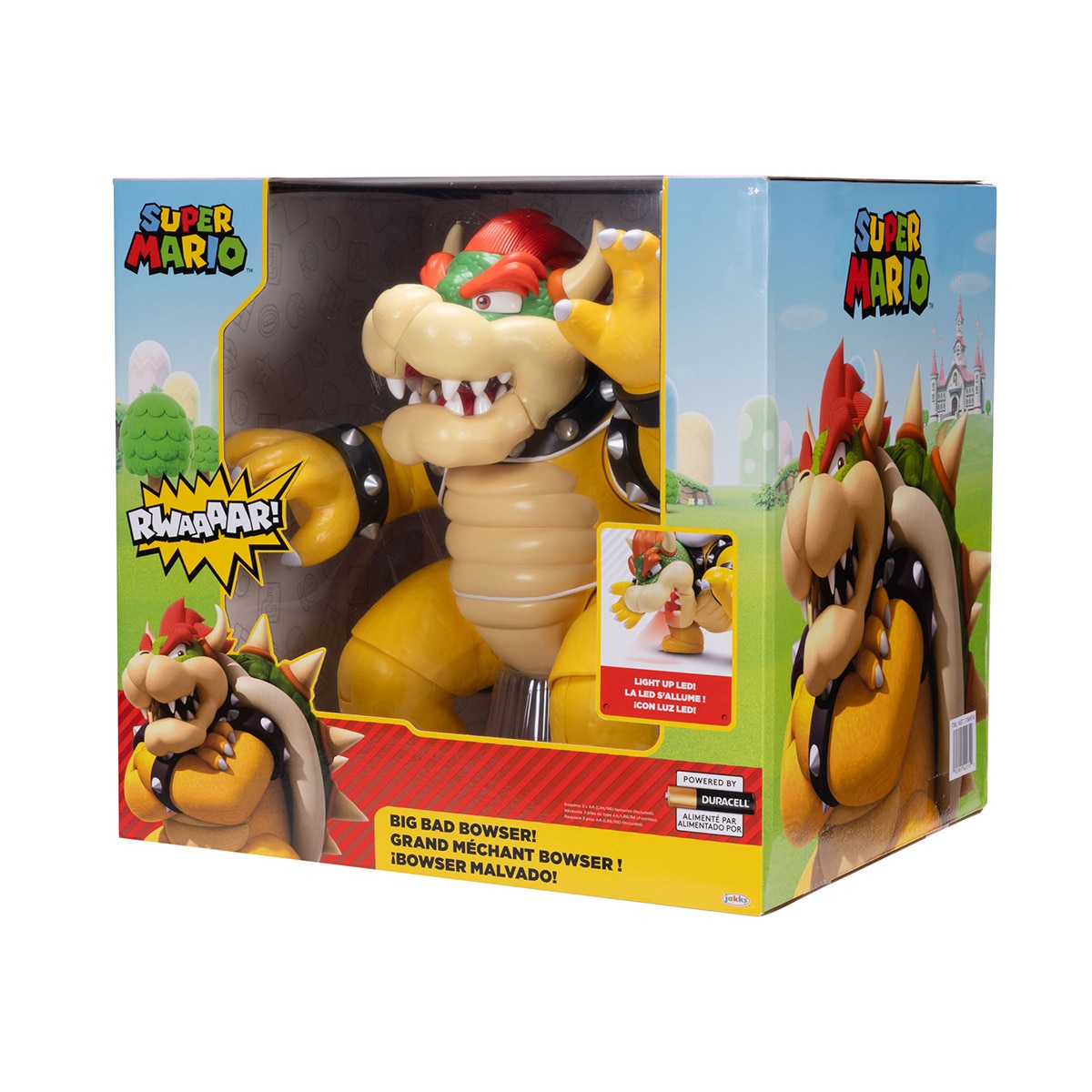 Figura Interactiva Bowser con Funciones, Super Mario Nintendo  Jakks Pacific 9