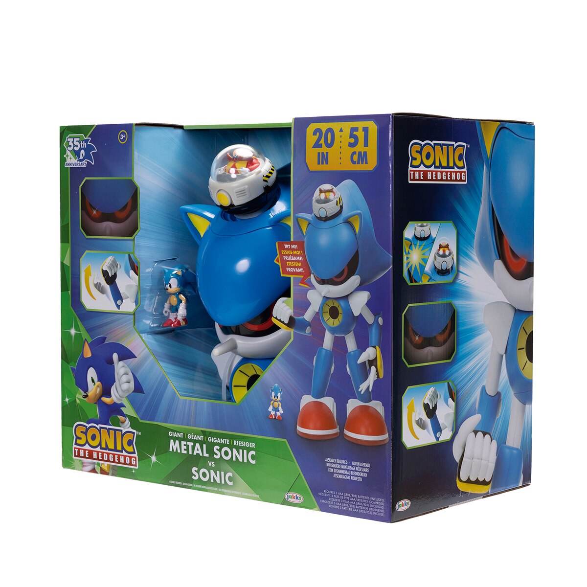 Figura Interactiva Sonic 50 cm con Funciones Sonic The Hedgehog  Jakks Pacific 4